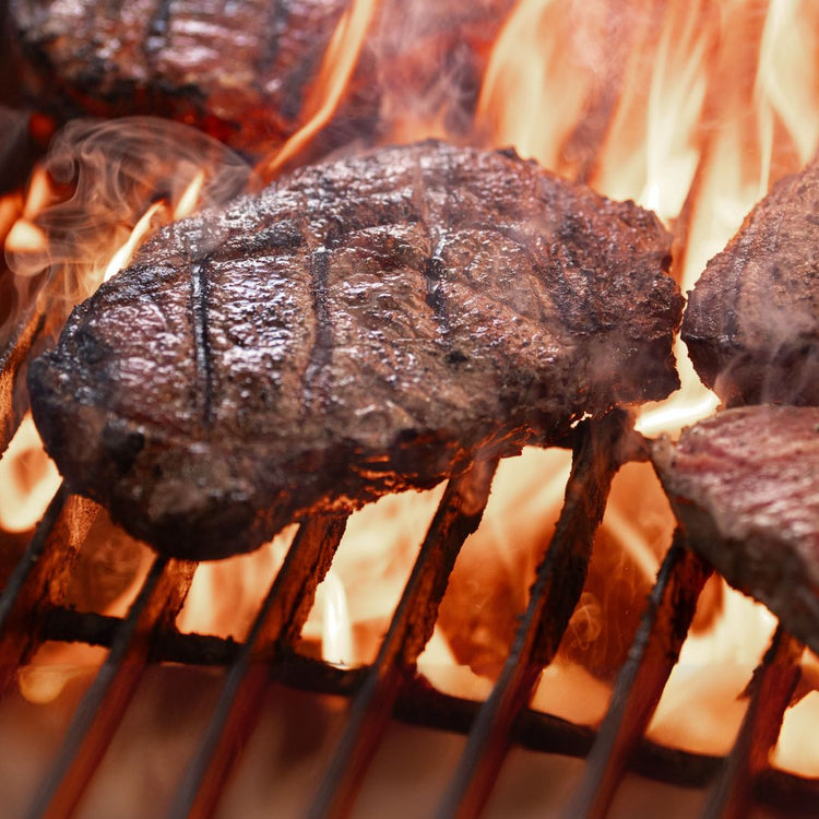 Perini Ranch Ribeye Over Mesquite Coals and Flames
