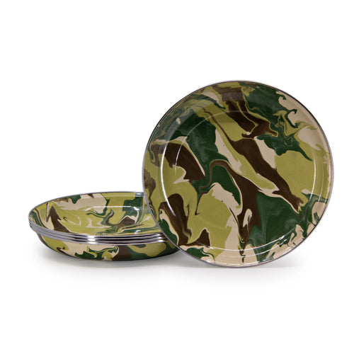 Camouflage Pasta Plates