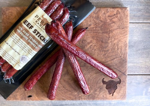 beef sticks, Tom Perini, smoked beef tenderloin, beef by mail order, buy beef online, gourmet beef sticks, 